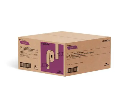 Jumbo Roll Toilet Paper - 3.5 in x 1900 ft - 12 Rolls per case