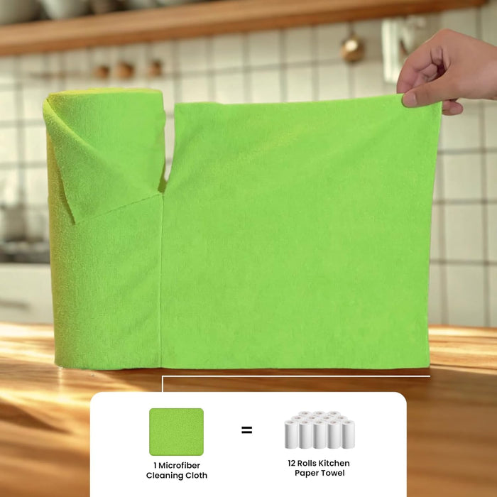 Microfiber Roll Towel 12" x 12" Seemless 50/roll