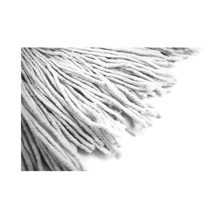 Synthetic Yacht Mop White W/ Handle - The Rag Factory