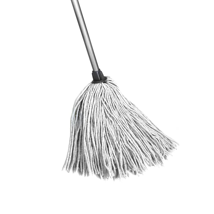 Synthetic Yacht Mop White W/ Handle - The Rag Factory