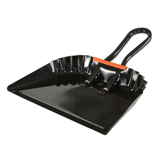 12" Metal Dustpan - Black - The Rag Factory