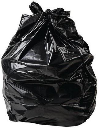 30" x 38"- Black Garbage Bags - The Rag Factory