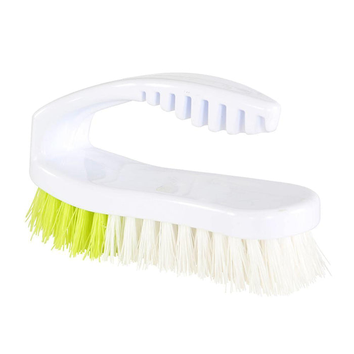 6" Synthetic Scrub Brush - Iron Handle - The Rag Factory