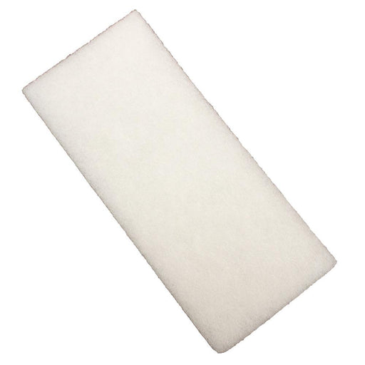 6" x 9" Light Duty Utility Pad White - The Rag Factory
