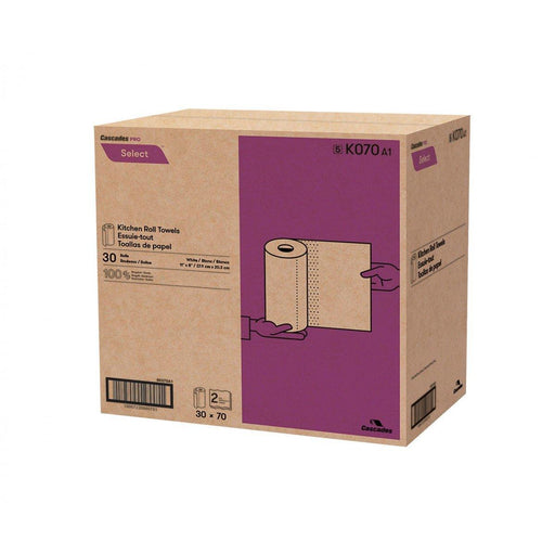 Cascades PRO Kitchen Roll Towels, 2 ply, 70 Sheets, 30/CASE - The Rag Factory