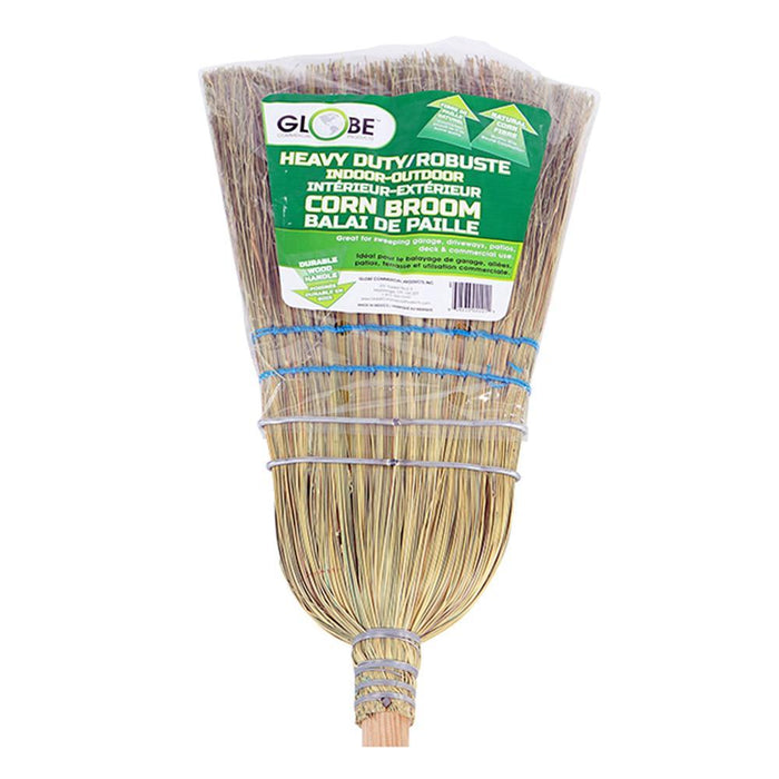 Heavy-Duty Corn Broom 2 wire 2 string - The Rag Factory