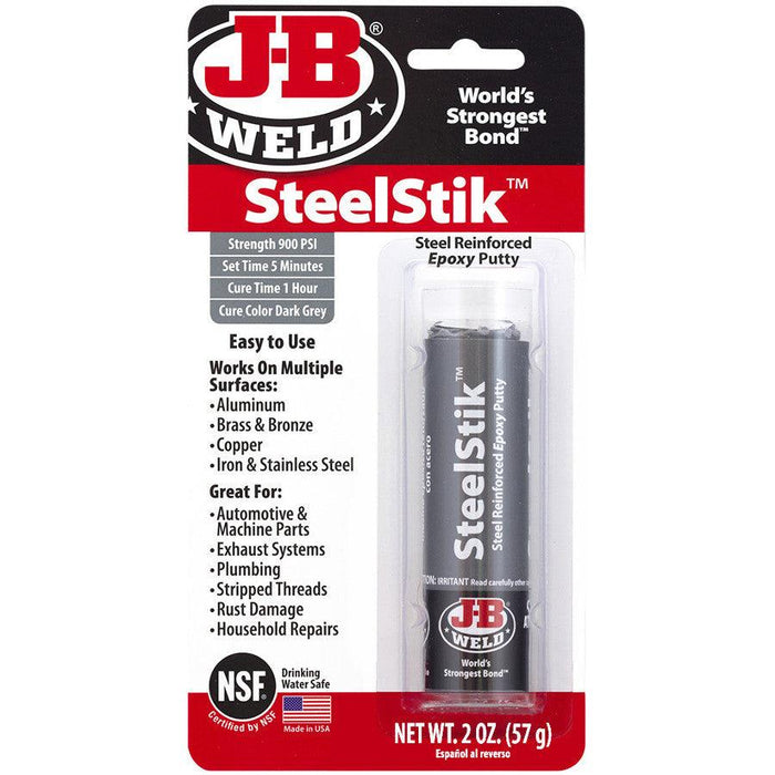 JB Weld Steel Stik -2oz - The Rag Factory