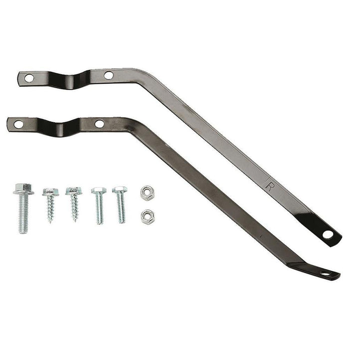 Metal Broom Brace - with black powder coat and wing nuts - The Rag Factory
