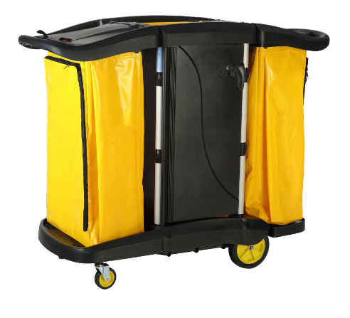 High Capacity Janitors Cart - 56"L x 23"W x 44.5"H