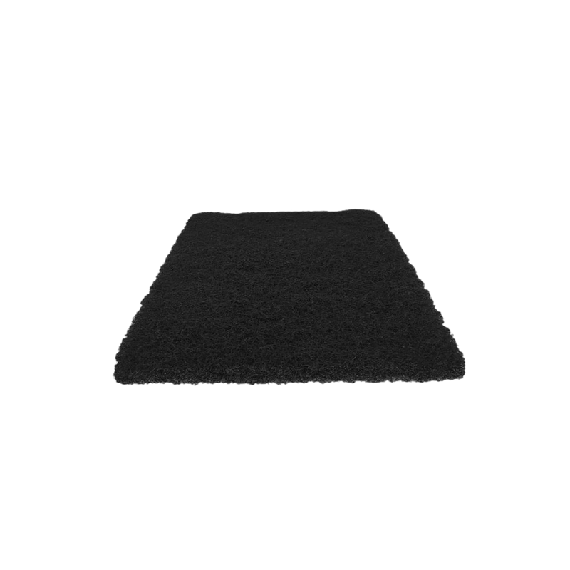 Black Stripping Rectangular Floor Pad