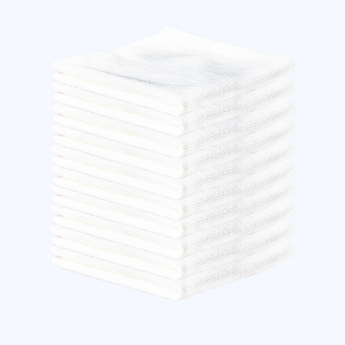 12" x 12" Dual Sided Disposable Microfiber Cloths