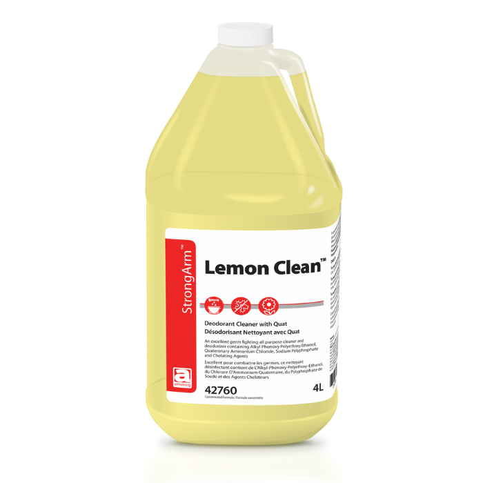 Lemon Clean with Quat - 4 Litre