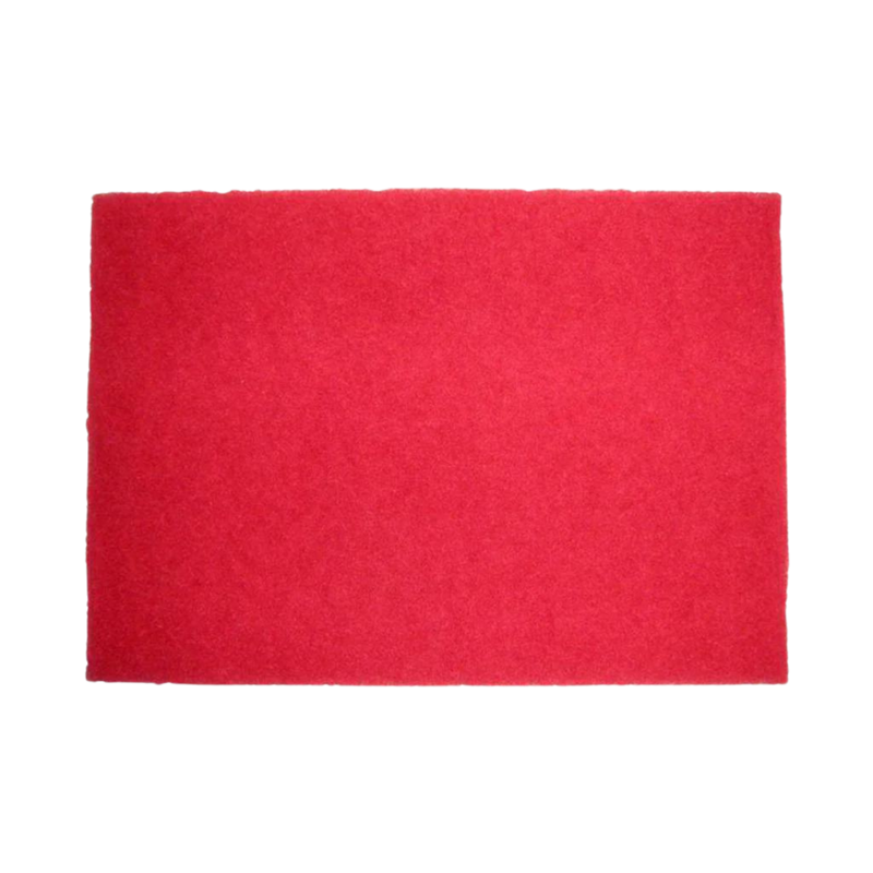Red Buffing Rectangular Floor Pad