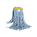 Synthetic Wet Mop Narrow Band Cut End Blue - The Rag Factory