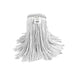Synthetic Wet mop Narrow Band Cut End White - The Rag Factory