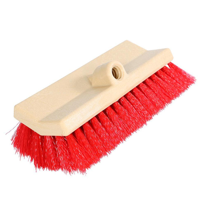 10" Bi-Level Brush Stiff Red Fibre - The Rag Factory