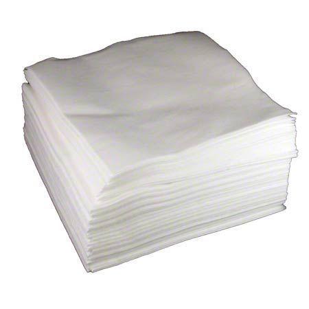 12" X 13" White Spunlace Wipers - The Rag Factory
