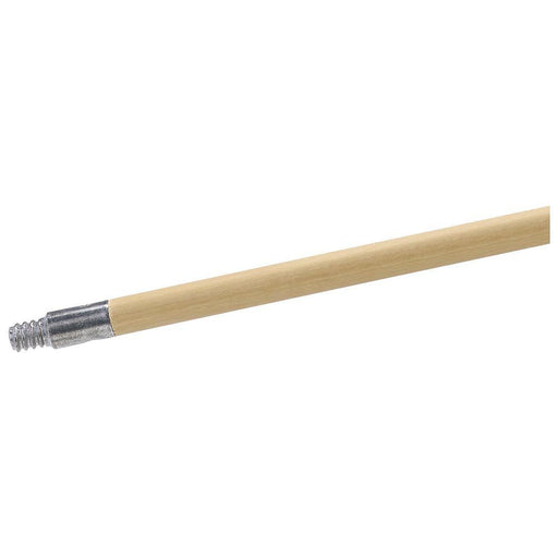 15/16" x 54" Threaded Metal-Tip Lacq Wood Handle - The Rag Factory
