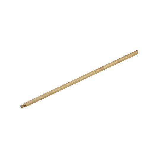 15/16" x 60" Threaded Metal-Tip Lacq Wood Handle - The Rag Factory