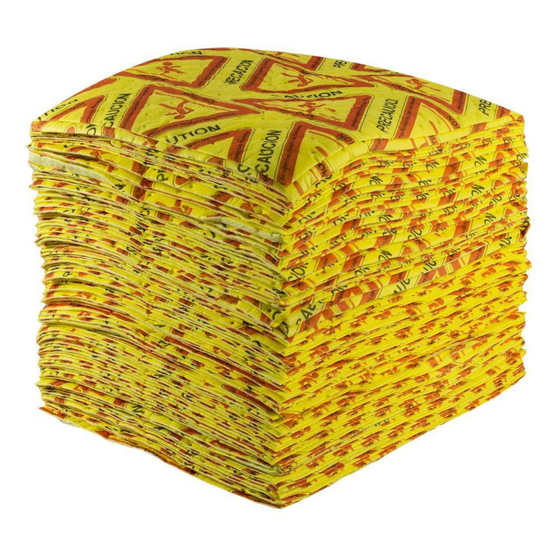 15" x 18" Hi Vis Caution Pads - The Rag Factory