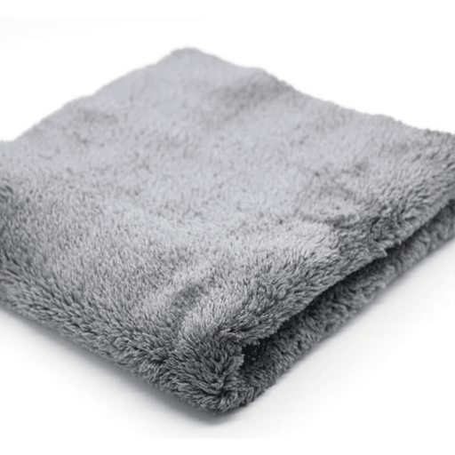 24" x 24" Plush Microfiber Cloth - Grey - The Rag Factory