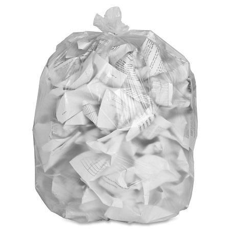30" x 38" Clear Garbage Bags - The Rag Factory