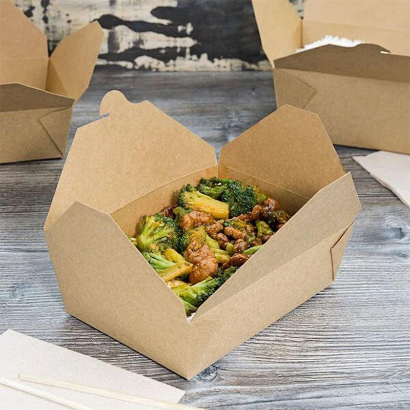 Kraft Take Out Food Containers - 200 pack - The Rag Factory