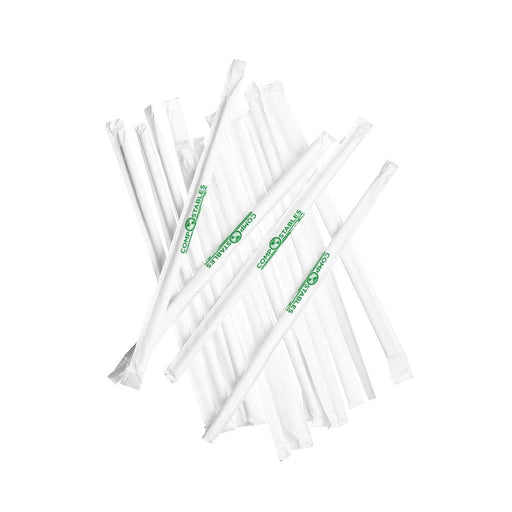 Wrapped Paper Straws - 5000 pack - The Rag Factory