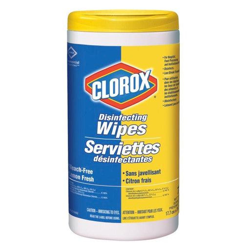 Clorox Commercial disinfecting Lemon Scent - 75 Count - The Rag Factory