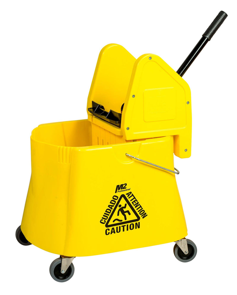 M2 Elephant foot 40 Qt. DownPress Bucket and Wringer Combo - The Rag Factory