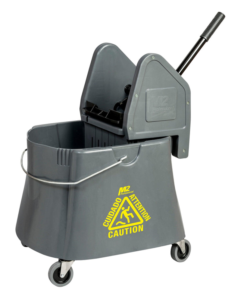 M2 Elephant foot 40 Qt. DownPress Bucket and Wringer Combo - The Rag Factory