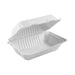 Fibre Hinged Lid Bagasse Container - 200 pack - The Rag Factory