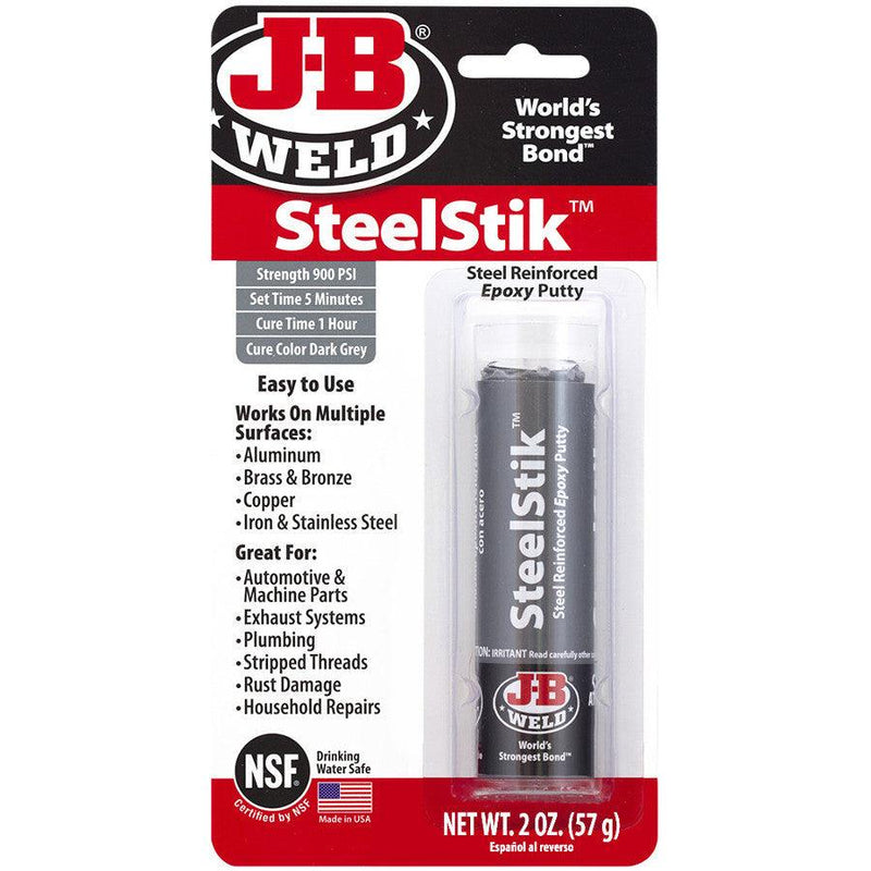 JB Weld Steel Stik -2oz - The Rag Factory
