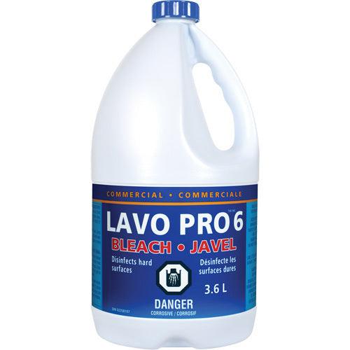 LAVO 6 Liquid Chlorine Bleach - 3.6 Liter - The Rag Factory