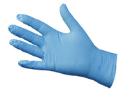 Tuff Blue Nitrile Gloves - 4 mil - Medical Grade - 100/box - The Rag Factory