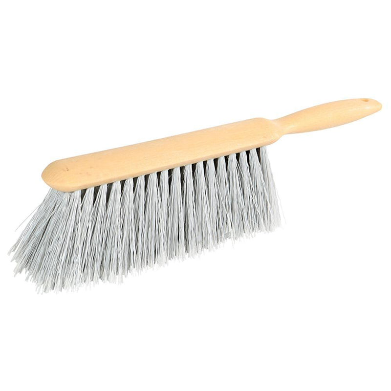 Soft Poly Fibre Bannister Brush w/plastic block 14" - The Rag Factory