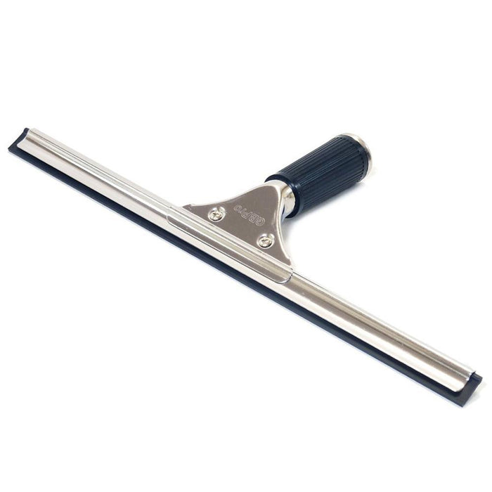 Stainless Steel Squeegee Complete with Channel and Rubber 14" - The Rag Factory
