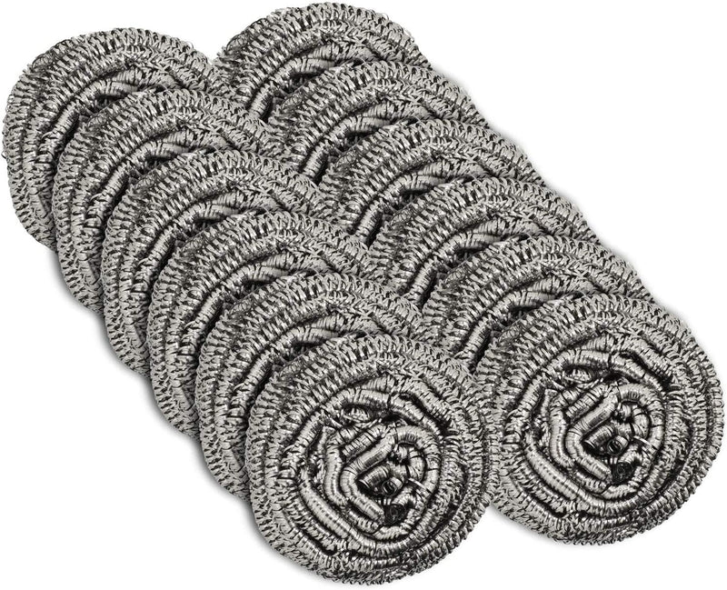 Stainless Steel Scour Balls - 50g - 12/pack - The Rag Factory