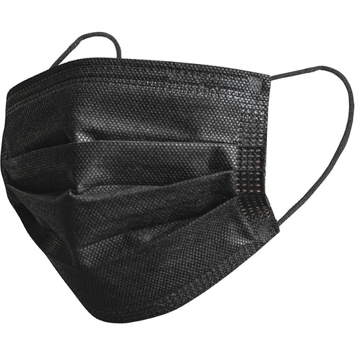 3 Ply Disposable Masks- Black - 50/box - The Rag Factory
